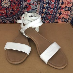 White Strappy Sandals